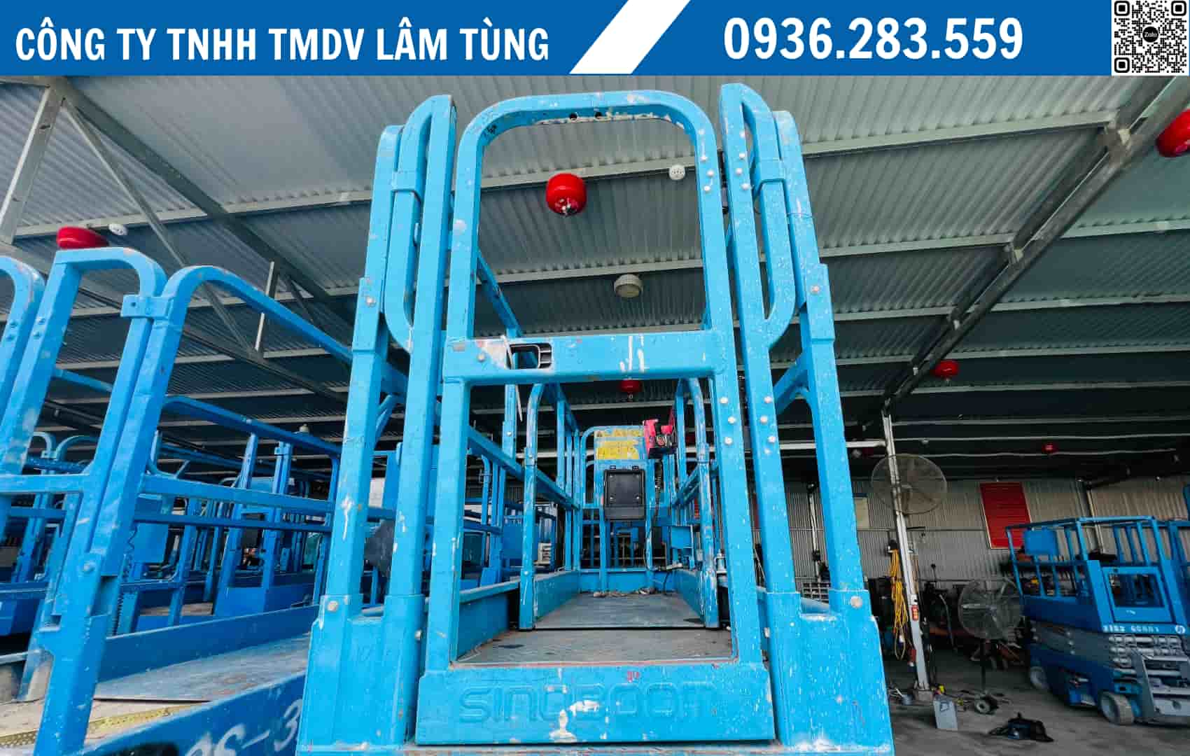 xe nâng người sàn nhỏ